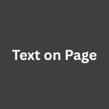 Text on Page
